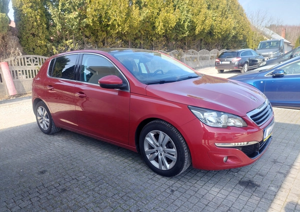 Peugeot 308 cena 39999 przebieg: 163000, rok produkcji 2018 z Kępno małe 466